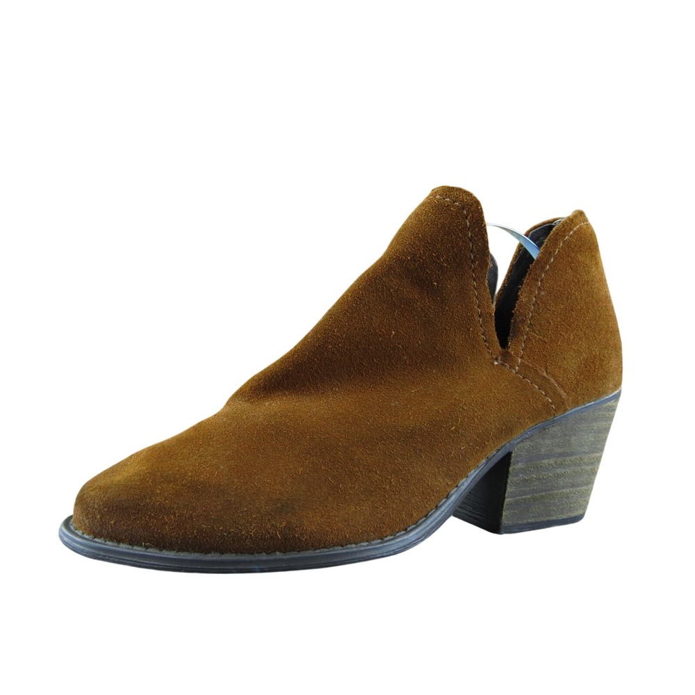 Steve Madden adelphie Women Ankle Boots Brown Suede Pull‎ On Size 6 Medium